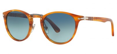 Persol PO3108S Sunglasses - Striped Brown / Blue Gradient Polarised