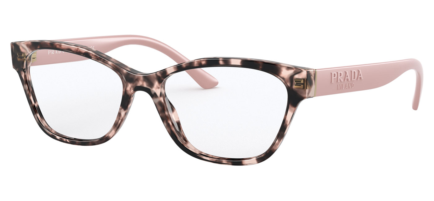Prada PR03WV Glasses Pink Tortoise Black
