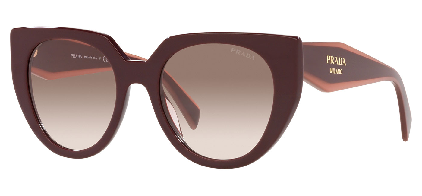 Prada PR14WS Prescription Sunglasses Tortoise+Black