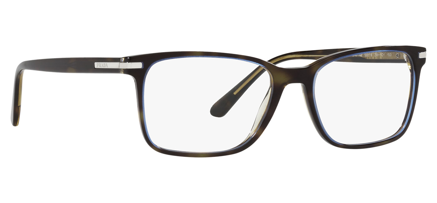 Prada PR14WV Glasses - Moro Turquoise Tortoise - Tortoise+Black