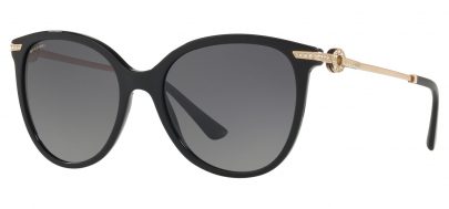 Bvlgari BV8201B Sunglasses - Black / Grey Gradient Polarised