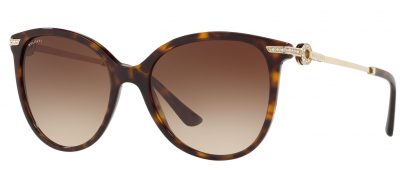 Bvlgari BV8201B Sunglasses - Dark Havana / Brown Gradient