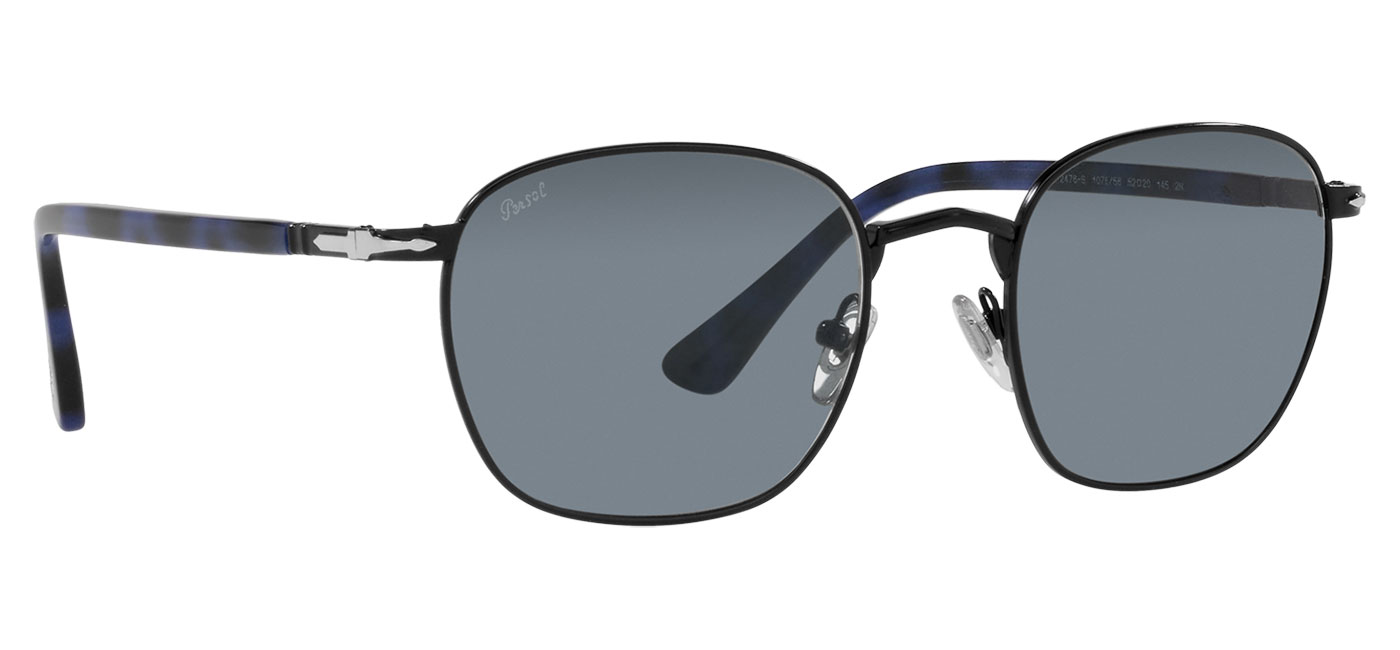 Persol PO2476S Prescription Sunglasses – Black / Light Blue 3