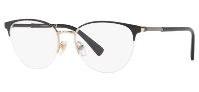 Versace VE1247 Glasses - Black & Pale Gold