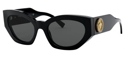 Versace VE4376B Prescription Sunglasses - Black / Grey
