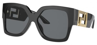 Versace VE4402 Sunglasses - Black / Dark Grey