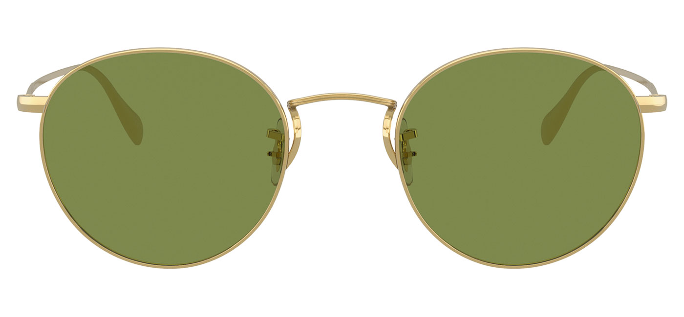 Oliver Peoples OV1186S Coleridge Prescription Sunglasses – Gold / Green C 2