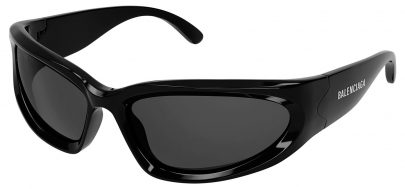 Balenciaga BB0157S Sunglasses - Black / Grey