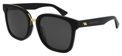 Bottega Veneta BV1095SA Prescription Sunglasses - Black / Grey