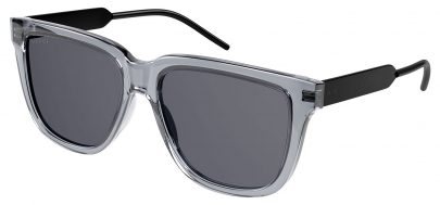 Gucci GG0976S Sunglasses - Transparent Grey & Black / Smoke