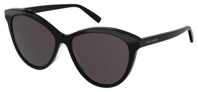 Saint Laurent SL 456 Sunglasses - Black / Black