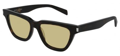 Saint Laurent SL 462 SULPICE Prescription Sunglasses - Havana / Yellow