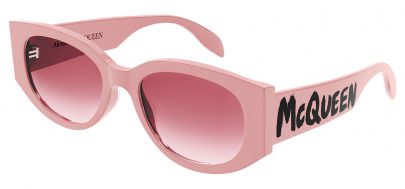 Alexander McQueen AM0330S Prescription Sunglasses - Pink / Pink Gradient