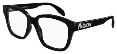 Alexander McQueen AM0333O Glasses - Black