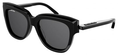 Balenciaga BB0160S Sunglasses - Black / Grey
