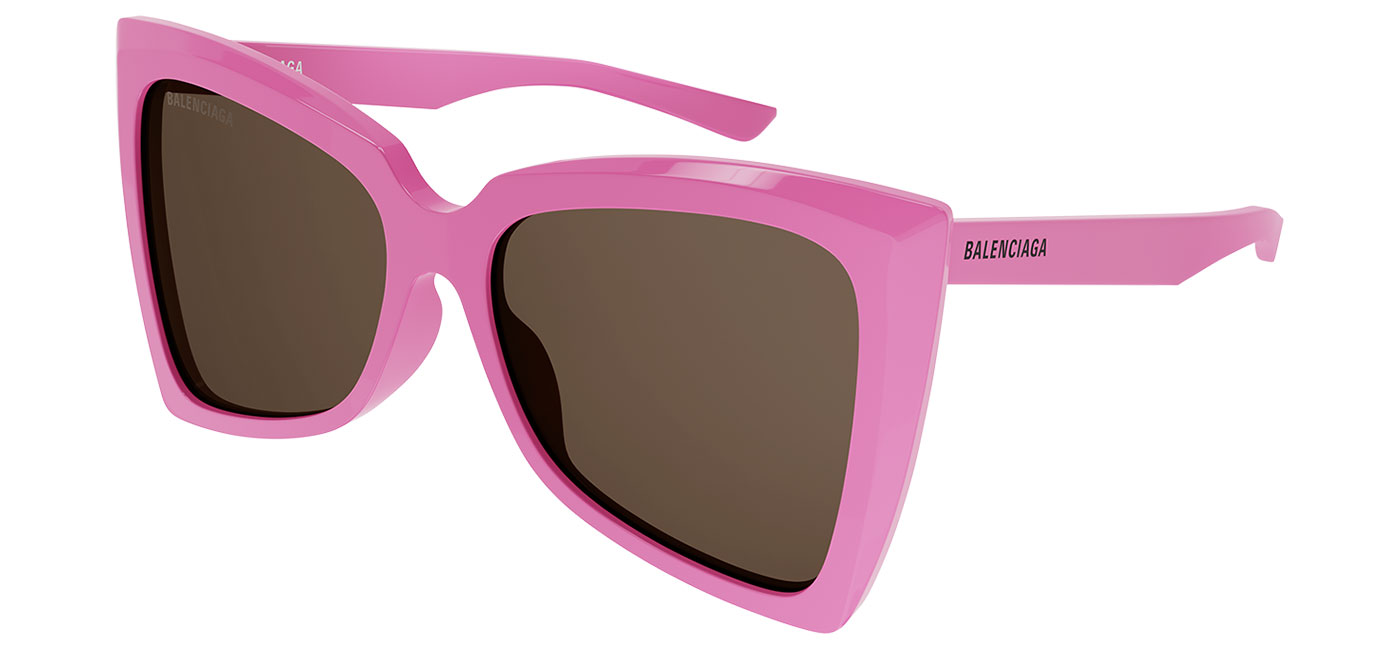 Balenciaga BB0174S Sunglasses – Pink / Brown 1