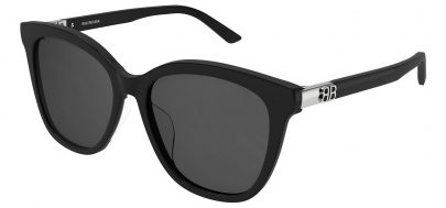 Balenciaga BB0183SA Sunglasses - Black / Grey