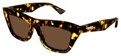 Bottega Veneta BV1121S Sunglasses - Havana / Brown