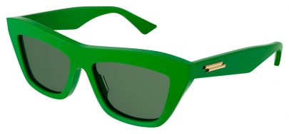Bottega Veneta BV1121S Prescription Sunglasses - Green / Green