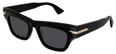 Bottega Veneta BV1122S Prescription Sunglasses - Black / Grey