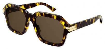 Bottega Veneta BV1123S Prescription Sunglasses - Havana / Brown