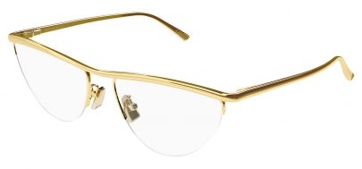 Bottega Veneta BV1132O Glasses - Gold