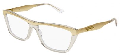 Bottega Veneta BV1133O Glasses - Gold & Beige