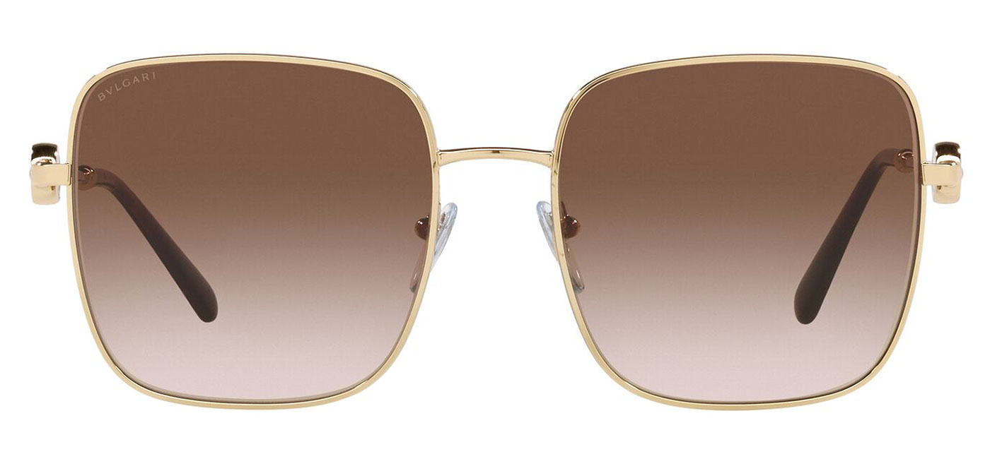 Bvlgari BV6165 Sunglasses – Pale Gold / Brown Gradient 2