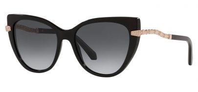 Bvlgari BV8236B Sunglasses - Black / Grey Gradient Polarised