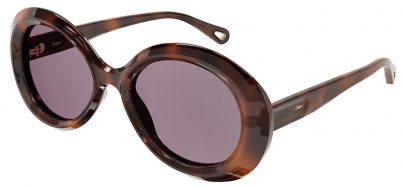 Chloe CH0051S Prescription Sunglasses - Havana / Violet