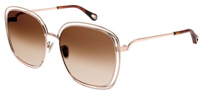 Chloe CH0077SK Sunglasses - Gold / Brown Gradient