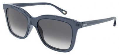 Chloe CH0079S Prescription Sunglasses - Blue & Brown / Blue Gradient
