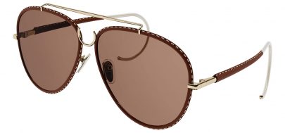 Chloe CH0080S Sunglasses - Gold & Brown / Brown