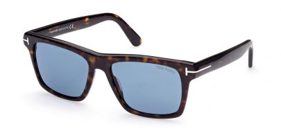Tom Ford FT0906 Buckley-02 Sunglasses - Dark Havana / Blue