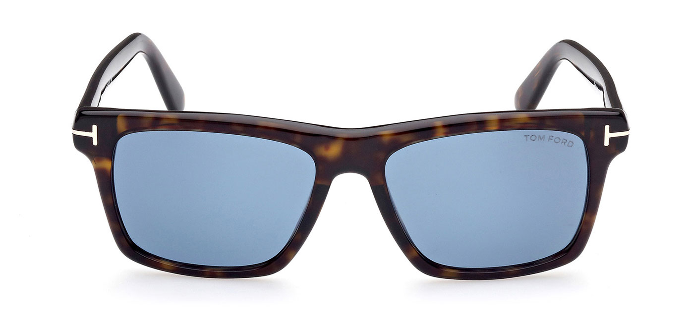 Tom Ford FT0906 Buckley-02 Prescription Sunglasses – Dark Havana / Blue 2