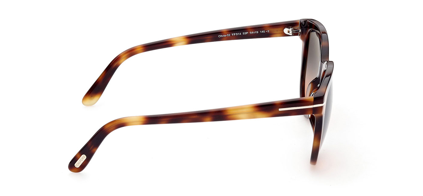 Tom Ford FT0914 Olivia-02 Sunglasses – Blonde Havana / Green Gradient