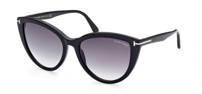 Tom Ford FT0915 Isabella-02 Sunglasses - Shiny Black / Smoke Gradient