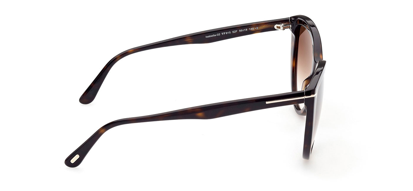 Tom Ford FT0915 Isabella-02 Sunglasses – Dark Havana / Brown Gradient 4