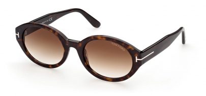 Tom Ford FT0916 Genevieve-02 Sunglasses - Dark Havana / Brown Gradient