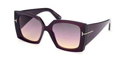 Tom Ford FT0921 Jacquetta Sunglasses - Shiny Violet / Smoke Gradient