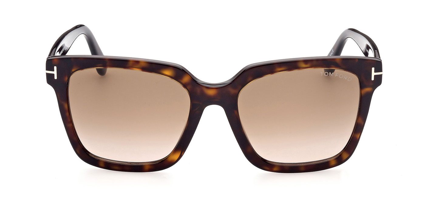 Tom Ford FT0952 Selby Sunglasses – Dark Havana / Brown Gradient 2