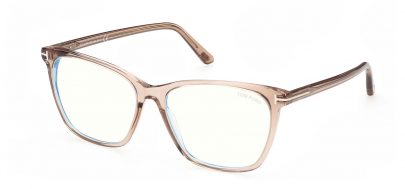 Tom Ford FT5762-B Glasses - Shiny Light Brown