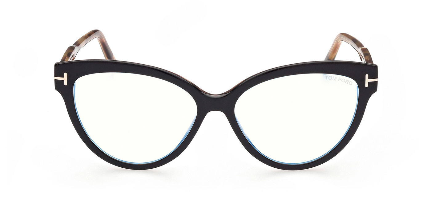 Tom Ford FT5763-B Glasses – Black & Havana 2