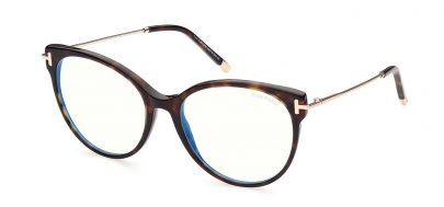 Tom Ford FT5770-B Glasses - Dark Havana & Gold
