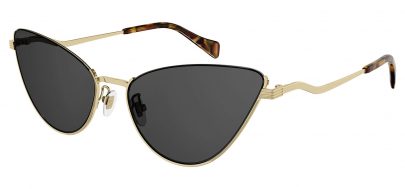 Gucci GG1006S Prescription Sunglasses - Gold / Grey