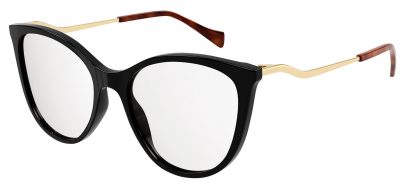 Gucci GG1007O Glasses - Black & Gold