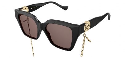 Gucci GG1023S Prescription Sunglasses - Black / Brown