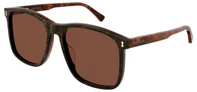 Gucci GG1041S Prescription Sunglasses - Brown / Brown
