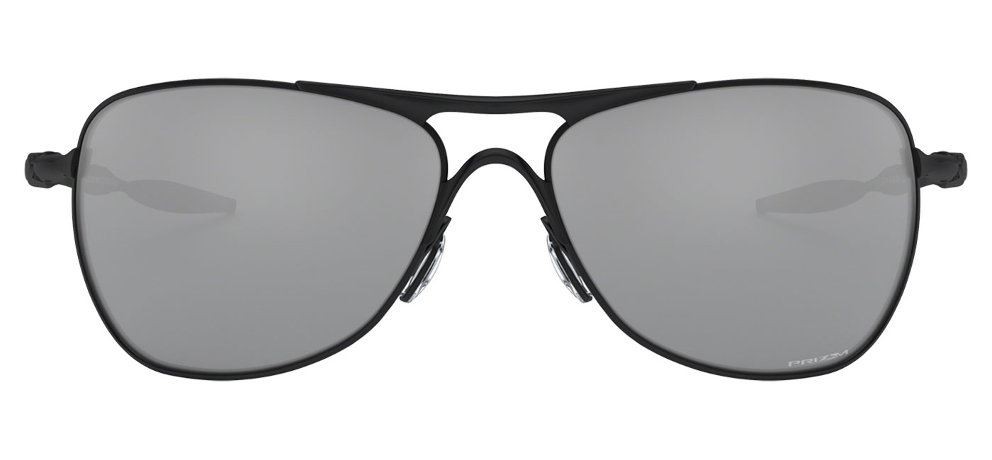 Oakley Crosshair Sunglasses Matte Black / Prizm Black Tortoise+Black