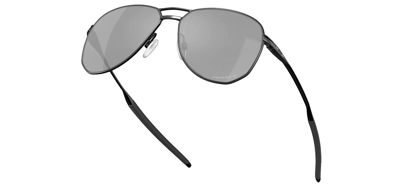 Oakley Contrail Sunglasses Satin Black / Prizm Black Polarised